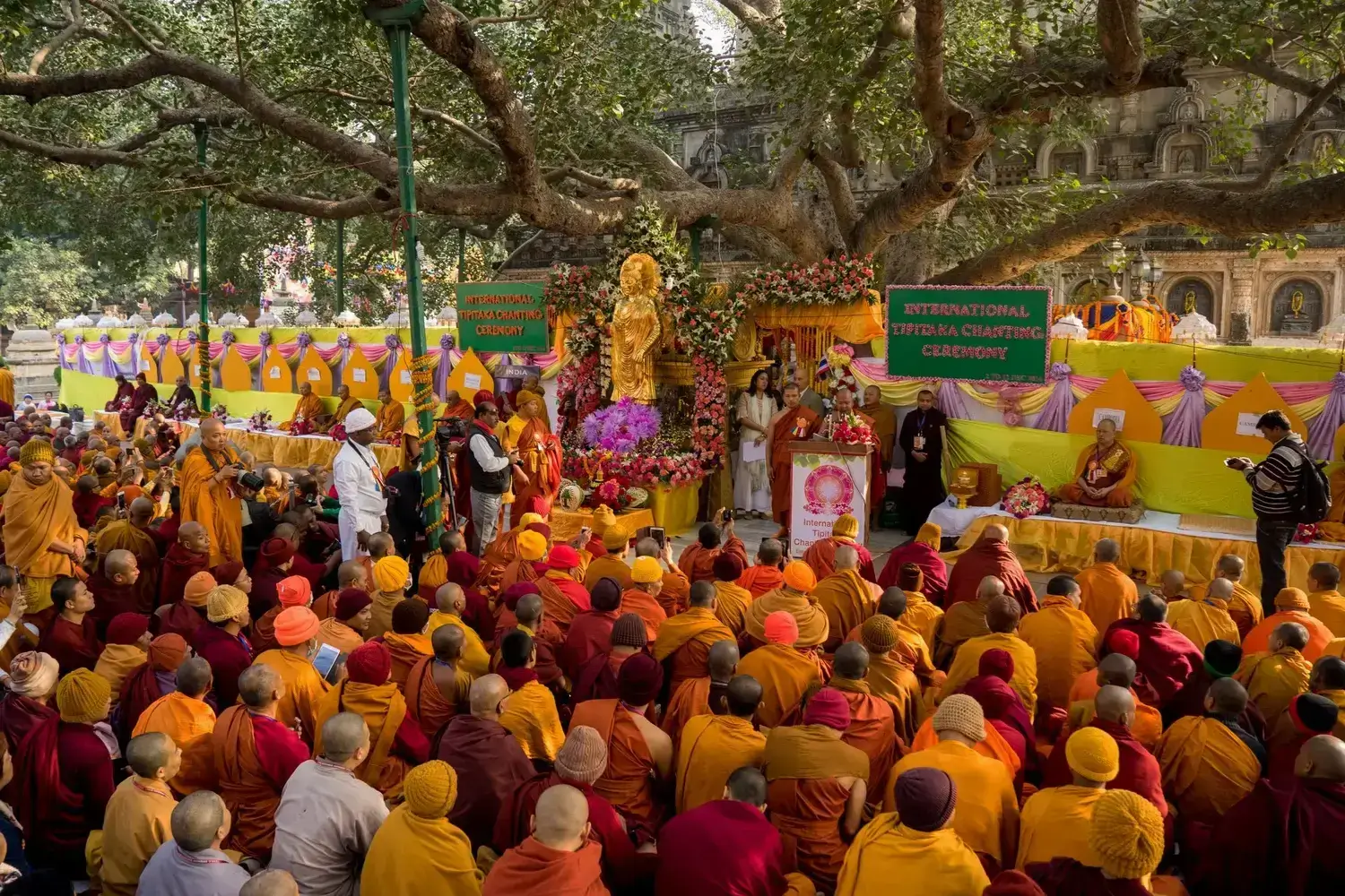 International Tipitaka Chanting Ceremony in Bodhgaya