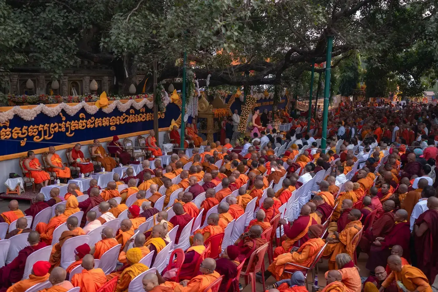 International Tipitaka Chanting Ceremony in Bodhgaya