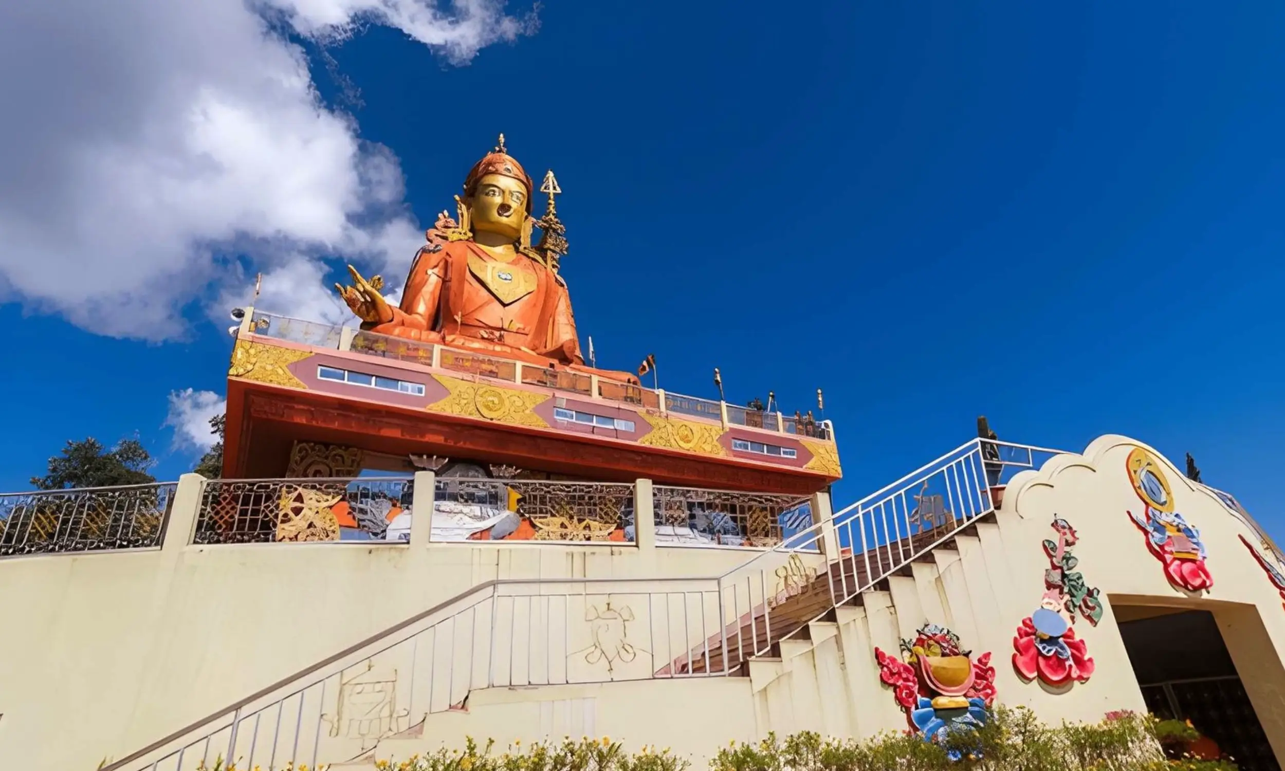 The statue of Guru Padmasambhava 