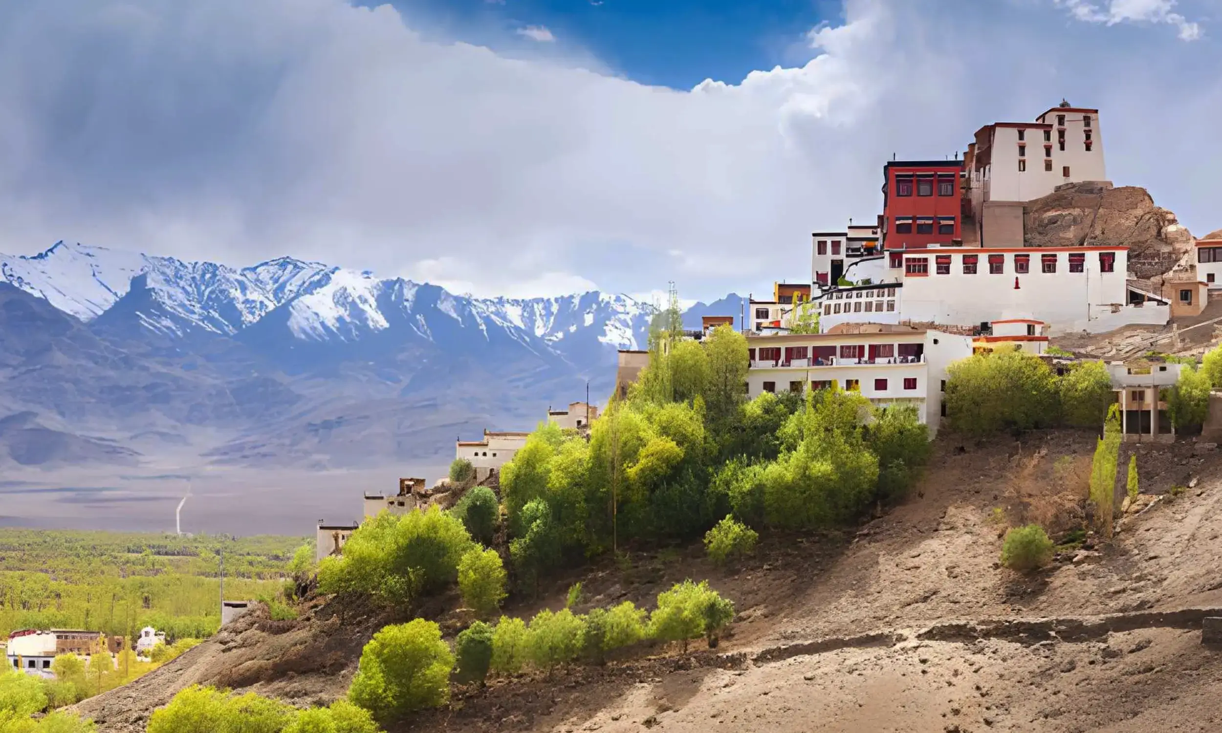 Thiksey Monastery-Popular Buddhist Sites in Ladakh